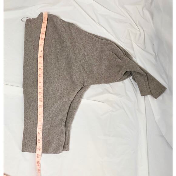 Joseph A. Sweater Women's Petite M Crew Neck Light Brown Long Baloon Sleeves - Picture 6 of 7